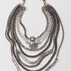 Free People The Pistols Stacked Chain Choker • New